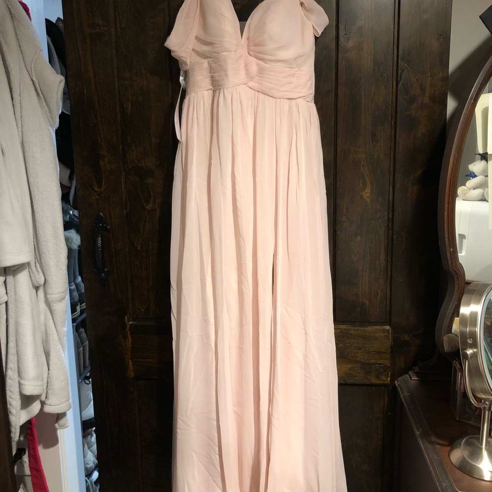 Blush Pink Bridesmaid Dress